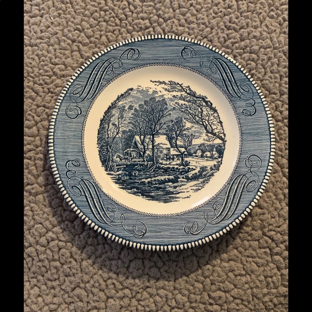 Currier & Ives plate